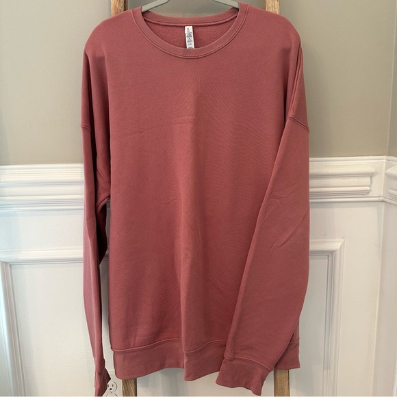 Bella + Canvas 🩷 Mauve Drop-shoulder Sweatshirt - Picture 1 of 3